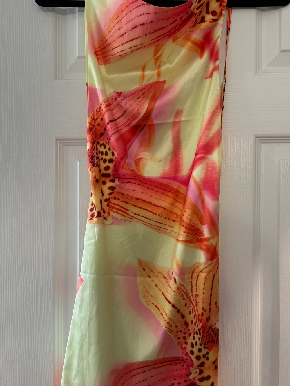 Jaded London Yellow, Pink & Orange Floral Backless Dress - Picture 2 of 5